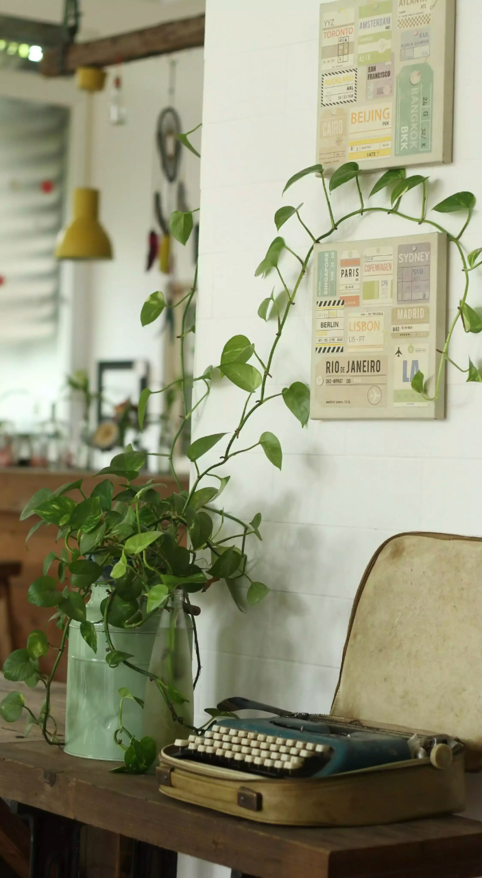 Récup déco Machine à écrire déco