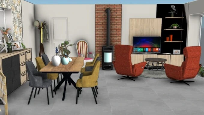 déco pièce de vie décoration d'intérieur espace de vie